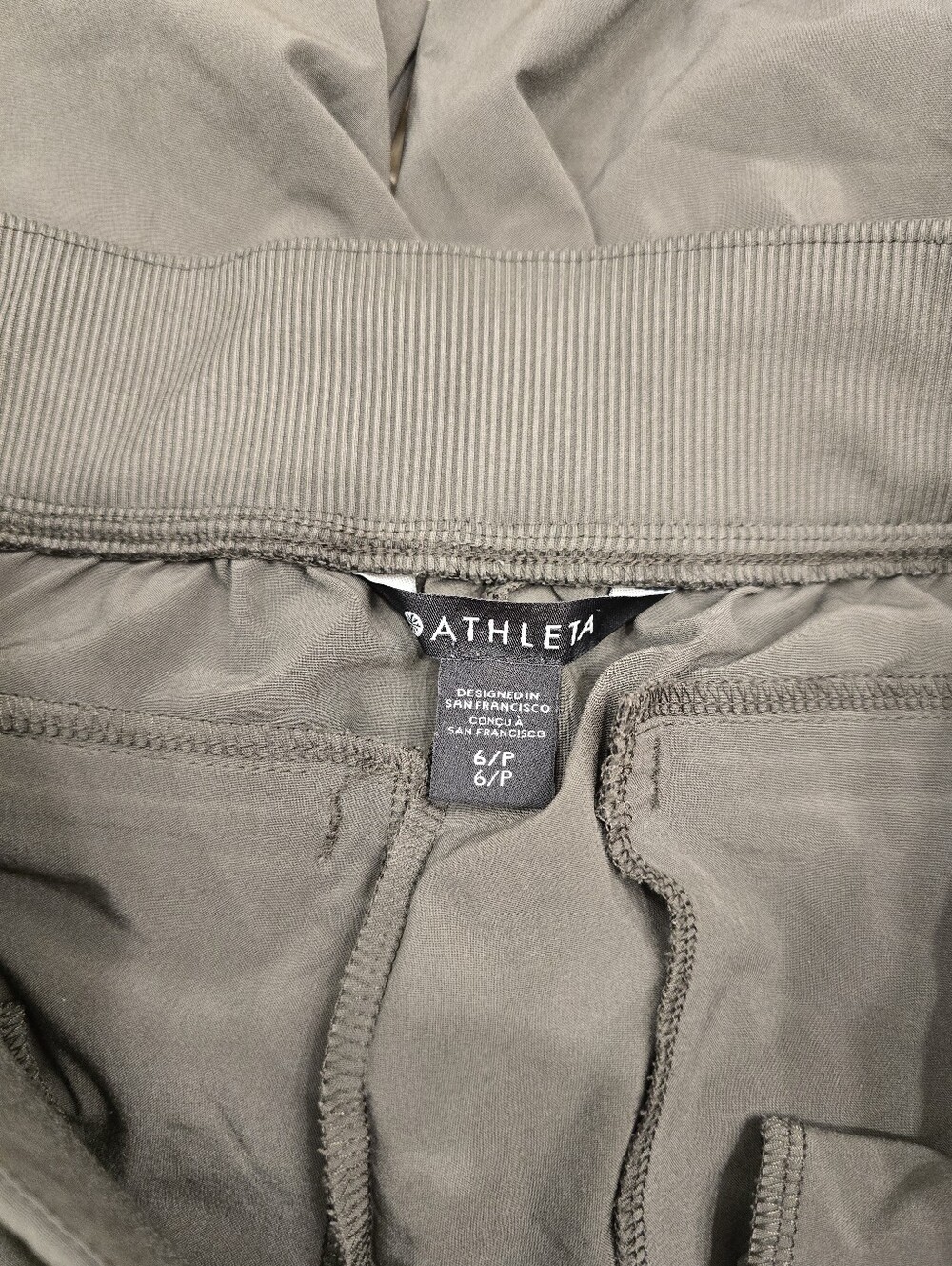 Athleta Brooklyn Mid Rise Tapered Ankle Pant In Jungle Green 6P - Picture 7 of 8